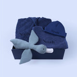 Pakket Groot Badjas, Muts, Slabbetje & Knuffel